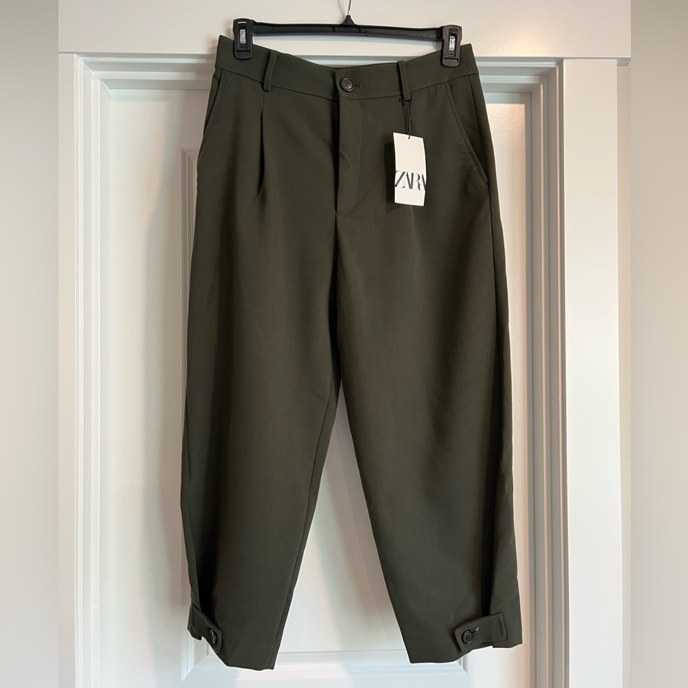 Zara Women’s Dark Olive Chinos